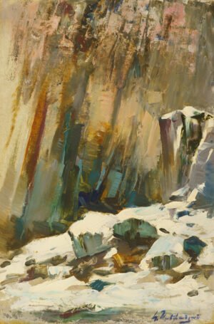 Winter in Zangou Gorge